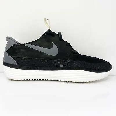 Мужские кроссовки Nike Salarsoft Moccasin 555301-001, черные кроссовки, размер 10