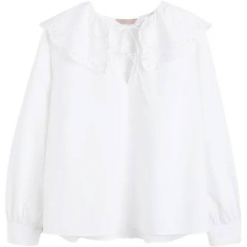 Блуза  H&M, размер 3XL, белый