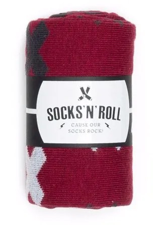 Мужские носки Socks'N'Roll, 1 пара, классические, фантазийные, размер 41-45, зеленый