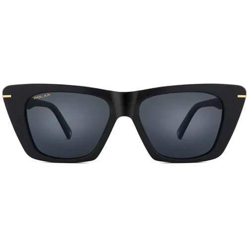 Солнцезащитные очки POLAR, кошачий глаз, поляризационные, с защитой от УФ, для женщин, черный