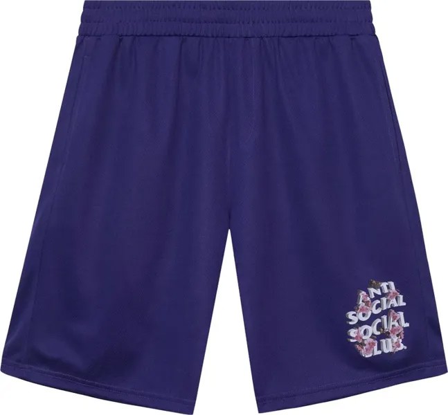 Шорты Anti Social Social Club Drama Club Mesh Shorts 'Purple', фиолетовый