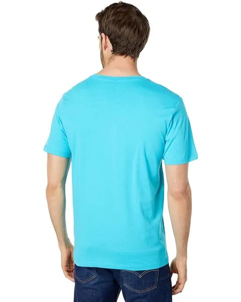 Футболка U.S. POLO ASSN. Solid Crew Neck Pocket T-Shirt, цвет Scuba Blue