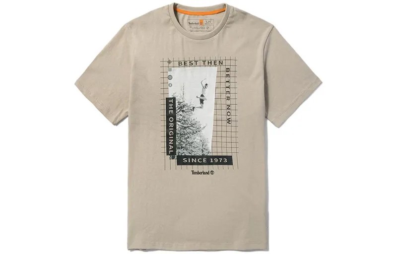 Футболка унисекс песочная Timberland, цвет Sand