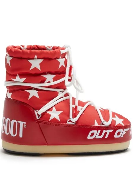 Moon Boot ботинки Icon Low Star, красный