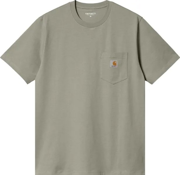 Футболка Carhartt WIP Pocket T-Shirt 'Yucca', зеленый