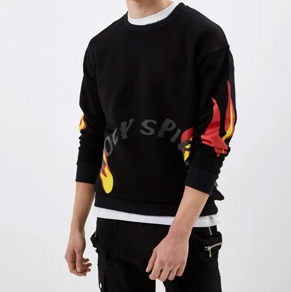 Свитшот мужской BLACKSI 2989 черный XXL