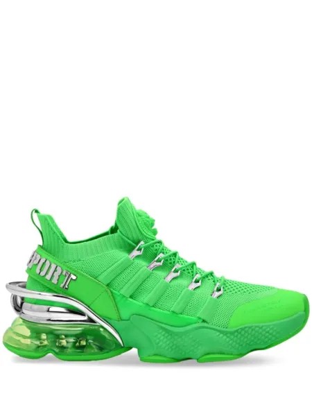 Plein Sport кроссовки Tiger Attack Gen X 04, зеленый