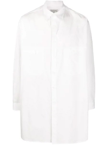 Yohji Yamamoto рубашка со вставкой
