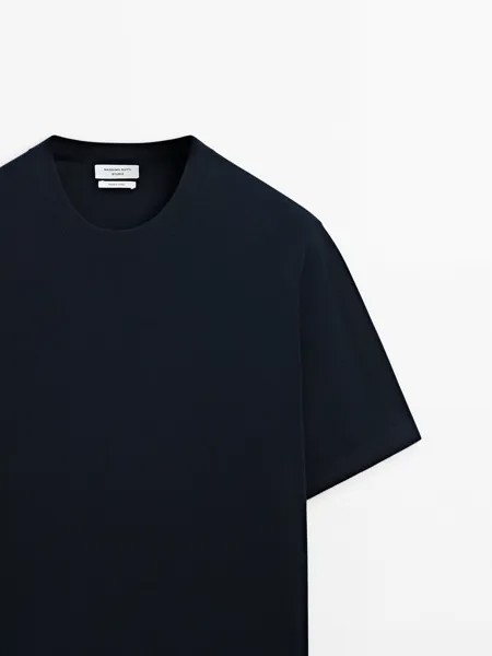 Футболка Massimo Dutti, navy blue