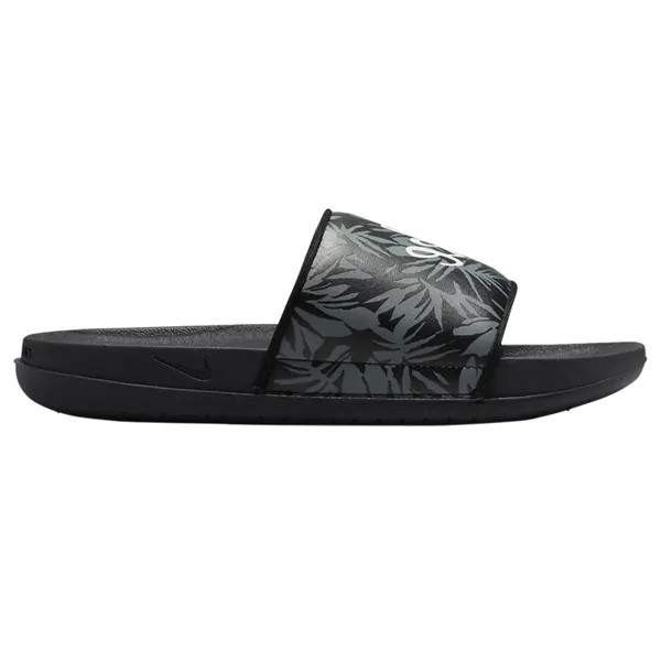 Сланцы Nike Wmns Offcourt Slide 'Tropical Leaf Print', Черный