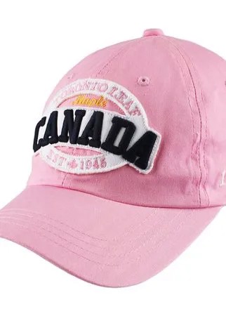 Бейсболка женская Be Snazzy CAD-0005 с нашивкой Canada. Цвет розовый. Размер 56-60