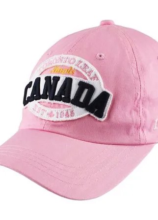 Бейсболка женская Be Snazzy CAD-0005 с нашивкой Canada. Цвет розовый. Размер 56-60