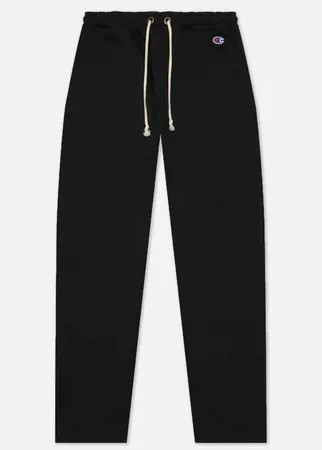 Женские брюки Champion Reverse Weave Woven Tapered Chino, цвет чёрный, размер XS