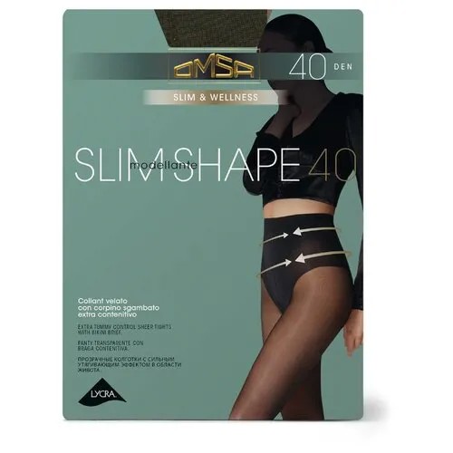 Колготки Omsa Slim Shape 40 den, размер 3-M, fumo (серый)