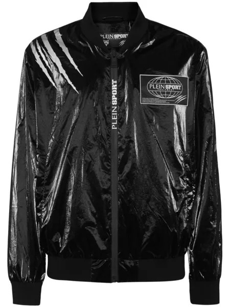 Plein Sport бомбер Crease, черный