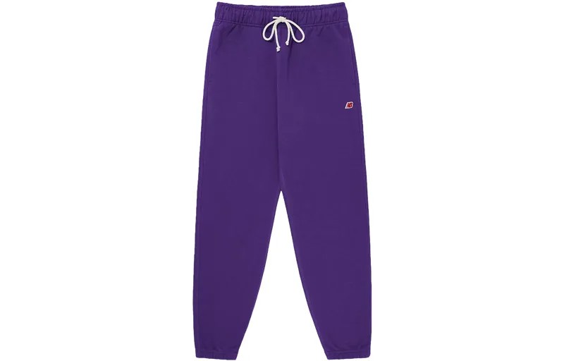 Трикотажные спортивные штаны серии Made In USA, унисекс, фиолетовые New Balance, фиолетовый