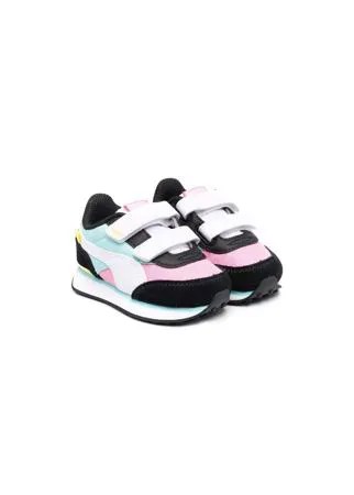 Puma Kids кроссовки в стиле колор-блок на липучках