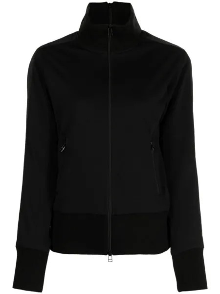 Толстовка на молнии с полосками Yohji Yamamoto, черный