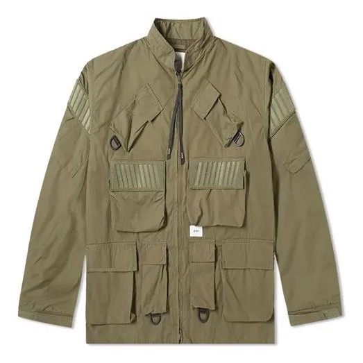 Куртка WTAPS Modular Ls 01 Cargo 8 Pocket Jacket Men Olive, зеленый