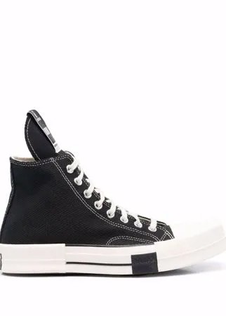 Rick Owens DRKSHDW высокие кеды DRKSHDW TURBODRK из коллаборации с Converse