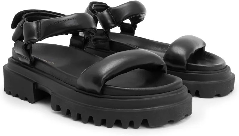 Туфли AllSaints Helium Sandals, черный