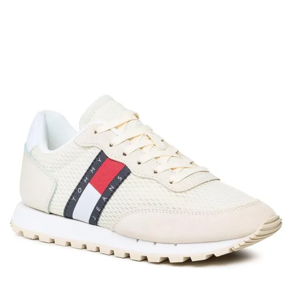 Кроссовки Tommy Jeans RetroRunner, бежевый