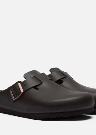 Мужские сандалии Birkenstock Boston Leather, цвет коричневый, размер 37 EU