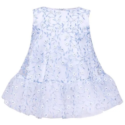 Платье Андерсен, размер 86, белый, голубой