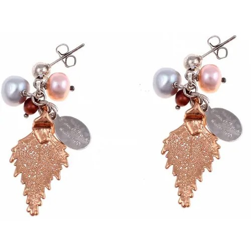 Серьги пусеты Ester Bijoux, золотой