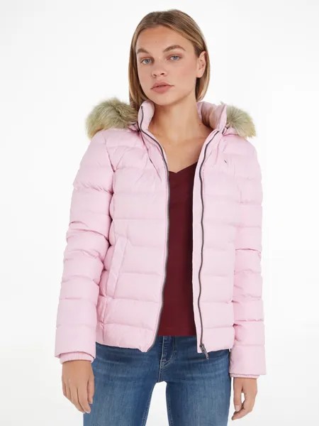 Пуховик Tommy Hilfiger, розовый
