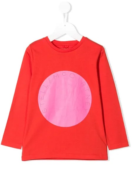 Stella McCartney Kids футболка с логотипом