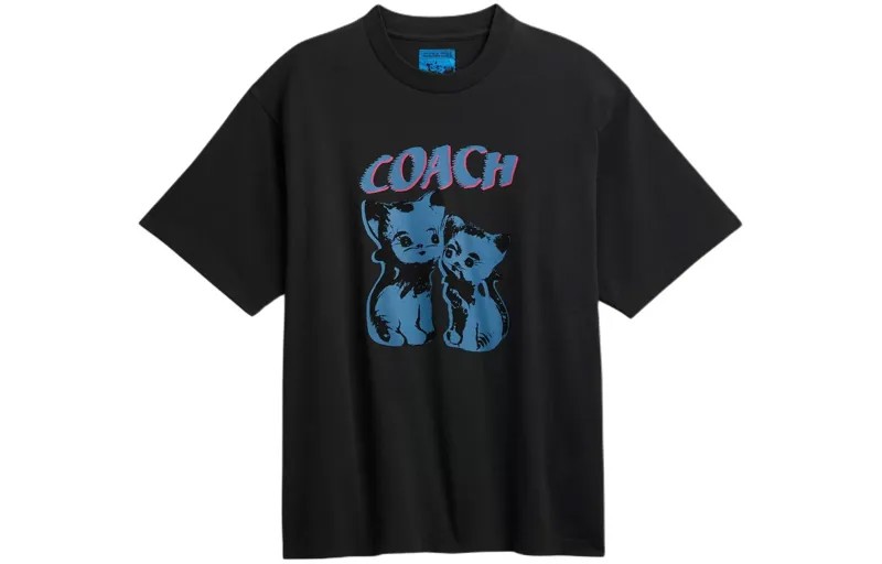 ТРЕНЕРА Женская футболка COACH, цвет Black