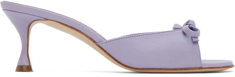 Пурпурные босоножки на каблуке Pertinanu Manolo Blahnik