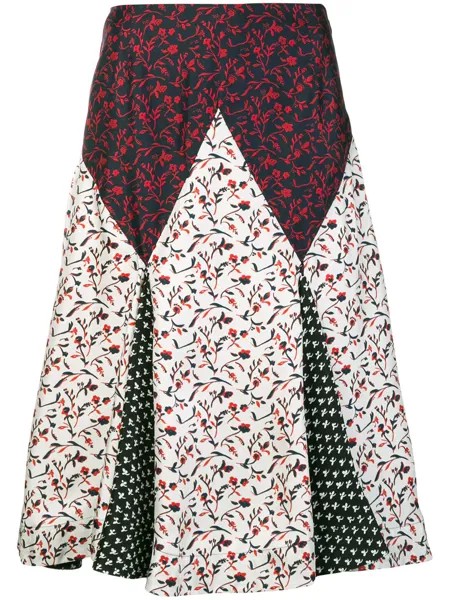 Calvin Klein 205W39nyc floral print mix skirt