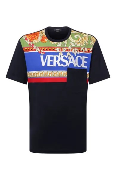 Хлопковая футболка Versace