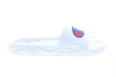 Мужские белые синтетические сандалии Champion Hydro-C CP101067M Шлепанцы Обувь
