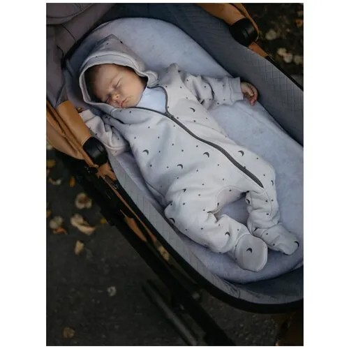 Комбинезон Mjolk, размер 74, серый