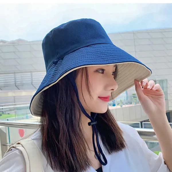 Шляпа женская летняя корейская шляпа рыбака универсальная японская шляпа от солнца в сеточку красная шляпа от солнца для студентов Солнцез...