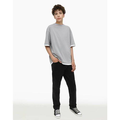 Джинсы  Gloria Jeans, размер 13-14л/164 (41), черный