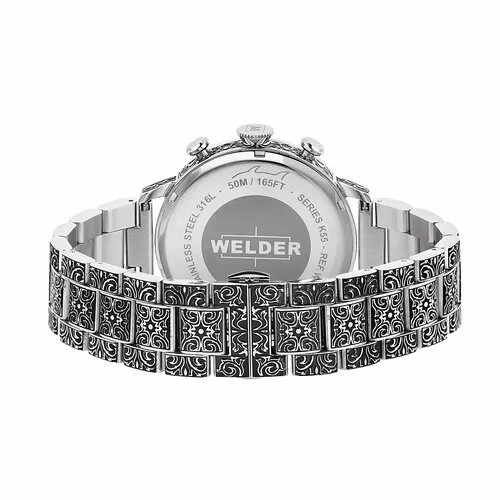 Наручные часы Welder Часы наручные мужские WELDER WWRC2075SM, 45 мм, серый