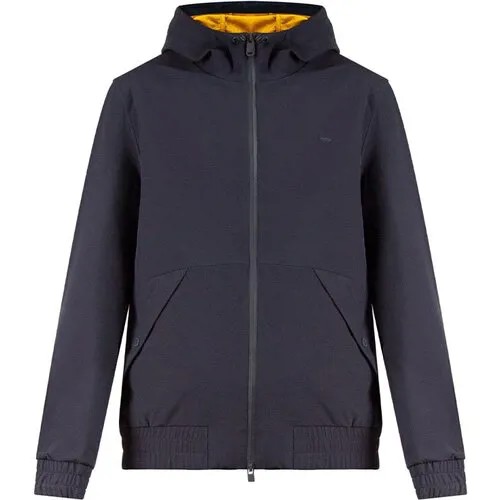 Куртка Harmont & Blaine, капюшон, водонепроницаемая, размер L, синий