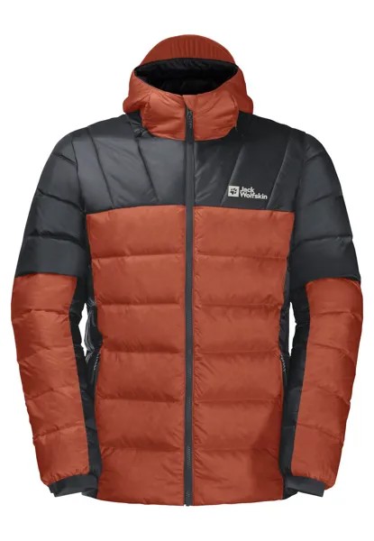 Пуховик NEBELHORN HOODY M Jack Wolfskin, цвет carmine