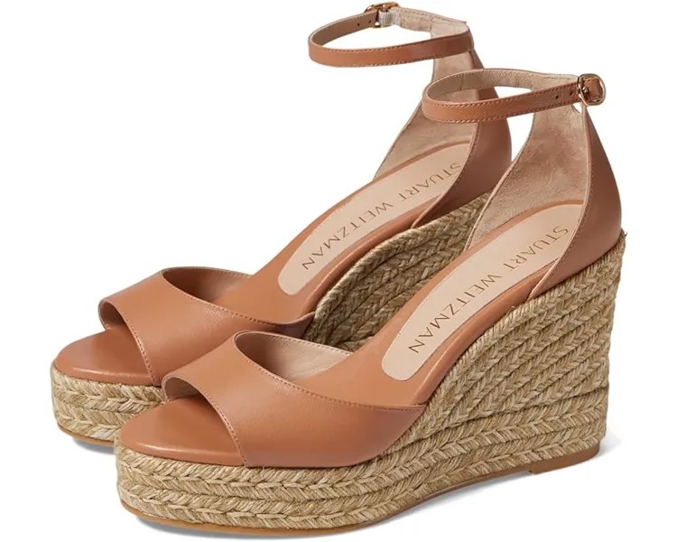 Туфли Stuart Weitzman Nudistcurve Espadrille Wedge, цвет Tan 1