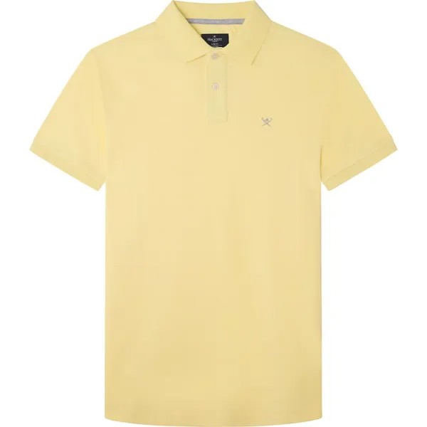 Поло с коротким рукавом Hackett Slim Fit Logo, желтый