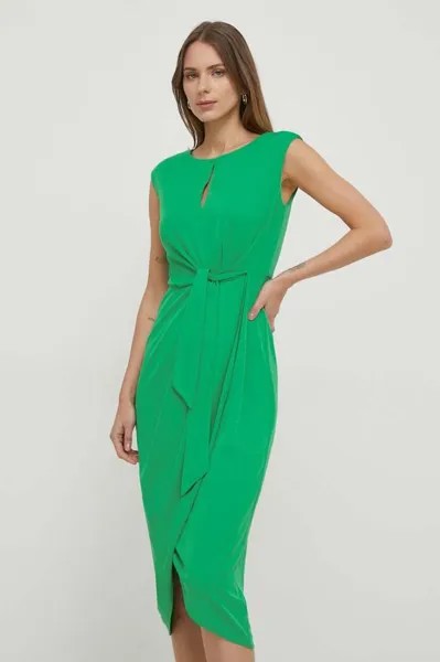Платье Lauren Ralph Lauren, зеленый
