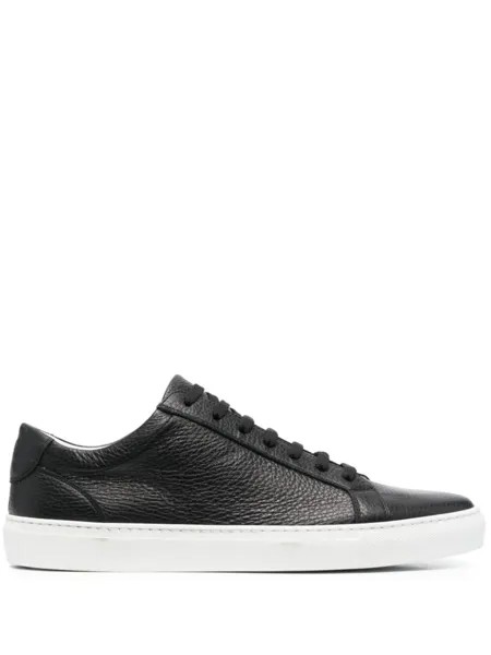 Corneliani кроссовки на шнуровке, черный