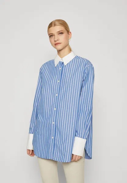 Блуза на пуговицах SALOVAS SHIRT Samsøe Samsøe, синий
