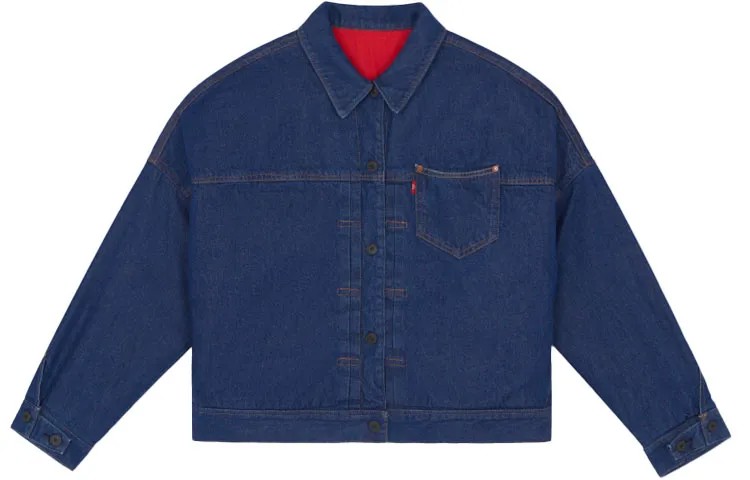 Женское укороченное пальто Levi's levi’s, цвет Blue