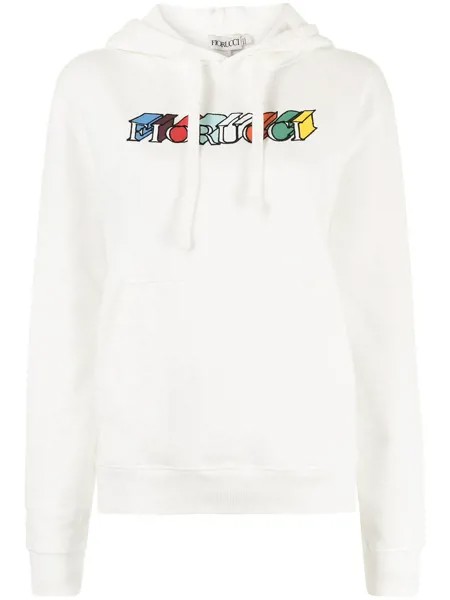 Fiorucci 3D-logo pullover hoodie