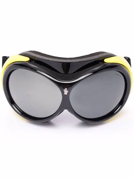 Moncler Eyewear солнцезащитные очки Vaporice в массивной оправе